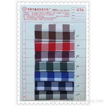 Yarn-dyefd Oxford Checker Fabric
